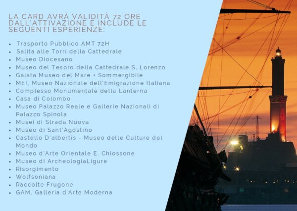City Pass Genova 2026 informazioni