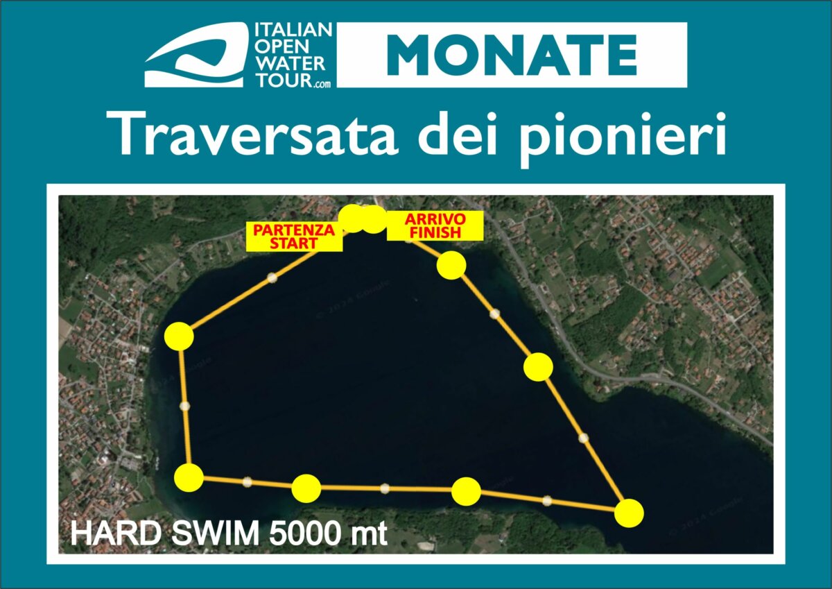 Percorso HARD SWIM 5000 metri IOWT Monate