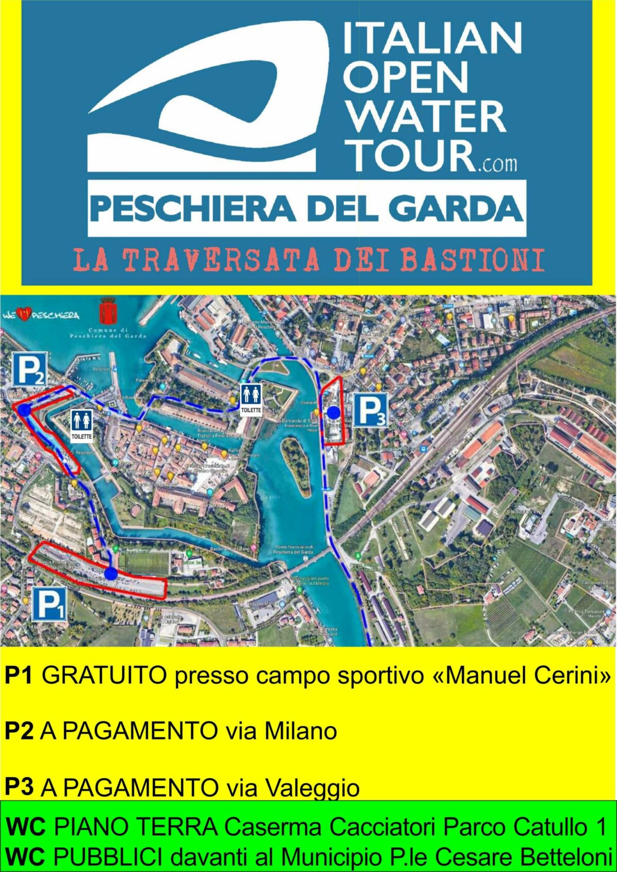 mappa P e WC
